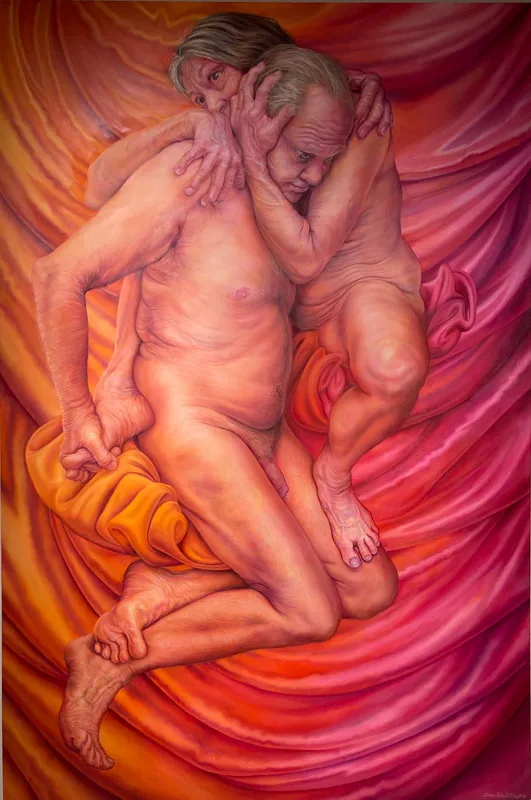 Elders, oil on canvas, 50 X 75 inches